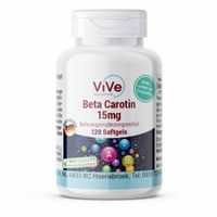 Beta Carotin 15mg, 120 st, ViVe Supplements B. V.