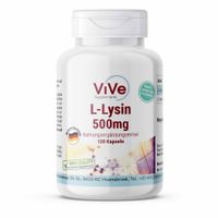 L-Lysin 500mg, 120 st, ViVe Supplements B. V.