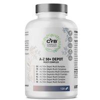 CYB A-Z 50+ Depot Multi 22 Vitamine + Q10 + Lutein, 120 st, IVC Pragen GmbH