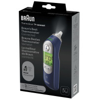 BRAUN ThermoScan7+ Connect Ohrthermometer, 1 st, Kaz Europe Sa