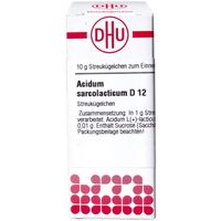 Acidum sarcolacticum D12 Globuli, 10 g, Dhu-Arzneimittel GmbH & Co. KG