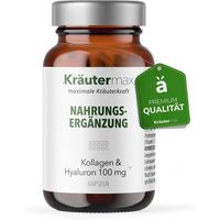 Kollagen & Hyaluron 100 mg +, 60 st, Kr&auml;utermax GmbH & Co. KG
