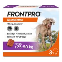 FRONTPRO 136 mg Kautabletten f.Hunde >25-50 kg, 3 st, Boehringer Ingelheim Vetmedica GmbH