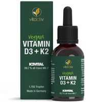 Vitamin D3 + K2 Tropfen, 50 ml, Green Future E-Commerce GmbH