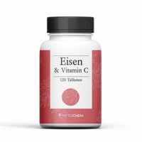 Eisen & Vitamin C Tabletten, 120 st, Phytochem Nutrition Ug (Haftungsbeschr&auml;nkt)