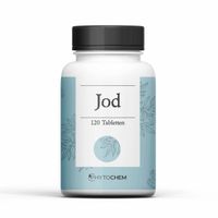 Jod Kelp Braunalgen Tabletten, 120 st, Phytochem Nutrition Ug (Haftungsbeschr&auml;nkt)
