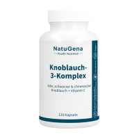 Knoblauch-3-Komplex schwarzer Knoblauch + Vit C, 120 st, NatuGena GmbH