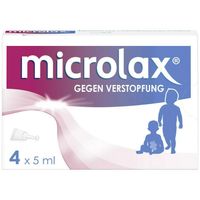 Microlax Rektall&ouml;sung mit kurzem Tubenhals, 4 st, Kenvue Germany GmbH (OTC)