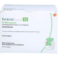Incruse Ellipta 55 ug einzeldos.Plv.z.Inhal.30 ED, 3 st, kohlpharma GmbH