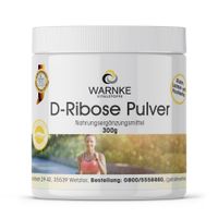 D-Ribose Pulver, 300 g, Warnke Vitalstoffe GmbH