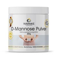 D-Mannose Pulver, 200 g, Warnke Vitalstoffe GmbH