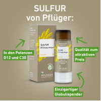 Sulfur C30 Globuli Pfl&uuml;ger Globulispender, 10 g, Hom&ouml;opathisches Laboratorium Alexander Pfl&uuml;ger GmbH & Co. KG
