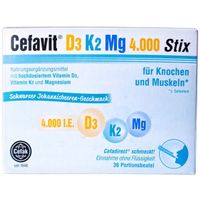 Cefavit D3 K2 Mg 4.000 Stix, 36 st, Cefak KG