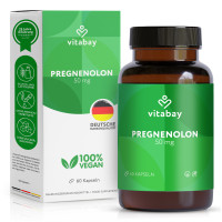 Pregnenolon 50 mg hochdosiert, 120 st, Vitabay CV