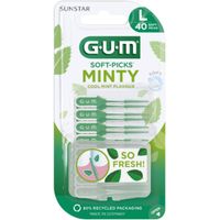 GUM SOFT PICKS MINTY Large, 40 st, Sunstar Deutschland GmbH