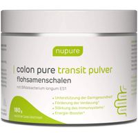 nupure colon pure transit pulver flohsamenschalen, 180 g, AixSwiss B.V.