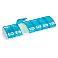 WEPA 1x7 Wochenbox t&uuml;rkis/UV-Schutz+, 1 st, Wepa Apothekenbedarf GmbH & Co. KG