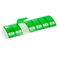 WEPA 1x7 Wochenbox gr&uuml;n/UV-Schutz+, 1 st, Wepa Apothekenbedarf GmbH & Co. KG