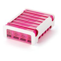 WEPA 7 Tage Compact Wochenmagazin wei&szlig;/pink, 1 st, Wepa Apothekenbedarf GmbH & Co. KG