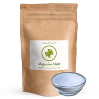 Magnesium Malat Pulver, 300 g, vitalundfitmit100 GmbH