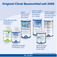 Dr.Jacob's Basenpulver pur Basen-Citrat-Laktat+Mineralstoffe, 200 g, Dr. Jacob's Medical GmbH