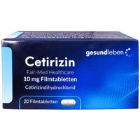 Cetirizin Fair-Med Healthcare 10 mg Filmtabl./Gehe, 20 st, Alliance Healthcare Deutschland GmbH