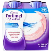Fortimel 1.5 kcal Erdbeergeschmack, 4x200 ml, Danone Deutschland GmbH