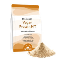 Dr. Jacob's Vegan Protein HIT Proteinpulver+Kreatin+Enzyme, 1000 g, Dr. Jacob's Medical GmbH