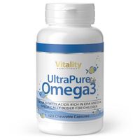 UltraPure Omega 3 Kids + Vitamin D + E, 120 st, Vision Healthcare B.V.