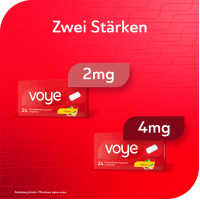 Voye Citrus 2mg wirkstoffhalt. Kaugummi m. Nikotin, 24 Stk., Fertin Pharma A/S