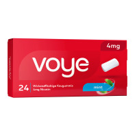 Voye Mint 4 mg wirkstoffhalt. Kaugummi mit Nikotin, 24 Stk., Fertin Pharma A/S