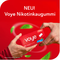 Voye Mint 4 mg wirkstoffhalt. Kaugummi mit Nikotin, 24 Stk., Fertin Pharma A/S