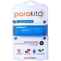 Parakito M&uuml;ckenschutz Armband Erw. Blau, 1 st, Apo Team GmbH