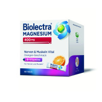 BIOLECTRA Magnesium 400mg Nerven&Muskeln Vital, 60 st, Hermes Arzneimittel GmbH