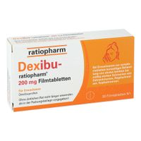 Dexibu-ratiopharm 200 mg Filmtabletten, 20 st, ratiopharm GmbH