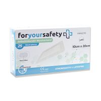 FORYOURSAFETY Selbstklebender Wundverband 10x20cm, 25 st, BIORATIO GmbH