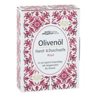 Olivenöl Hand- & Duschseife Rose, 100 g, Dr. Theiss Naturwaren GmbH