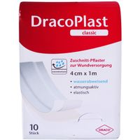 DracoPlast Classic Pflaster 4cmx1m wei&szlig;, 1 st, Dr. Ausb&uuml;ttel GmbH & Co. KG