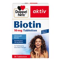 Biotin 10 mg Tabletten, 30 st, Queisser Pharma GmbH & Co. KG