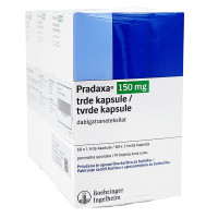 Pradaxa 150 mg Hartkapseln, 180 st, Adequapharm GmbH