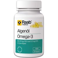 Raab Vitalfood Algen&ouml;l Omega-3 Kapseln, 30 st, Raab Vitalfood GmbH