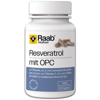 Raab Vitalfood Resveratrol mit OPC, 90 st, Raab Vitalfood GmbH