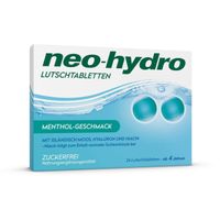 neo-hydro Lutschtabletten Menthol zuckerfrei, 24 st, MCM KLOSTERFRAU Vertr. GmbH
