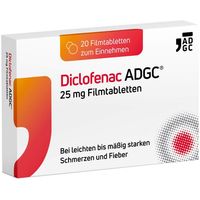 Diclofenac ADGC 25 mg Filmtabletten, 20 st, Zentiva Pharma GmbH