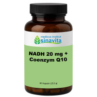 NADH 20 mg + Coenzym Q10, 60 st, medicus sinavita GmbH