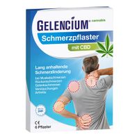 GELENCIUM Schmerzpflaster, 6 Stk., Heilpflanzenwohl GmbH