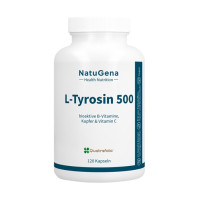 L-Tyrosin 500 B-Komplex + Kupfer + Vitamin C, 120 st, NatuGena GmbH