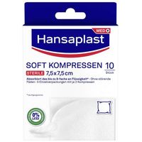 Hansaplast Soft Kompressen Steril 7.5x7.5cm, 5x2 st, Beiersdorf AG