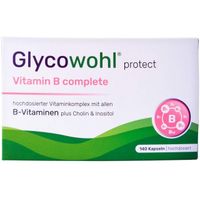 GLYCOWOHL Vitamin B complete + Inositol + Cholin, 140 st, Heilpflanzenwohl GmbH