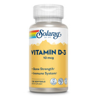 Vitamin D3 10 mcg Solaray, 120 st, Supplementa GmbH
